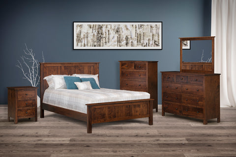 The Potomac Bedroom Suite - Amish Handcrafted Furniture - Cherry