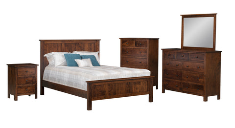 Image of The Potomac Bedroom Suite - Amish Handcrafted Furniture - Cherry